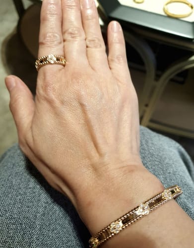 Customer photo review of Sweet Clover Bracelet