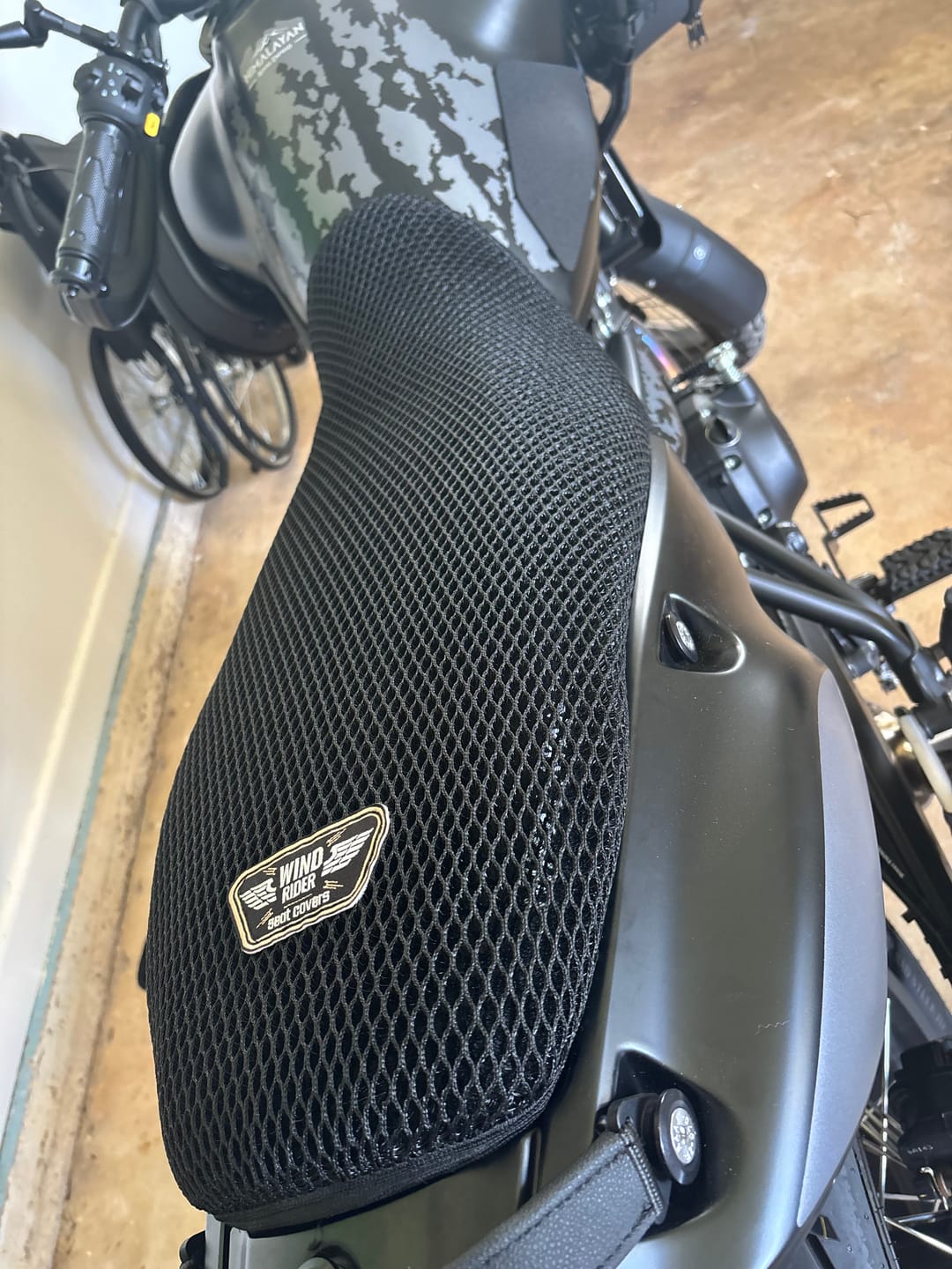Customer photo review of Wind Rider Seat Cover