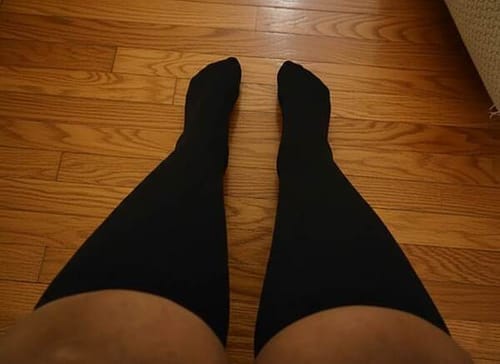 Customer photo review of Calze BambooFlow™ a Compressione punta CHIUSA – Gambe leggere tutto il giorno!