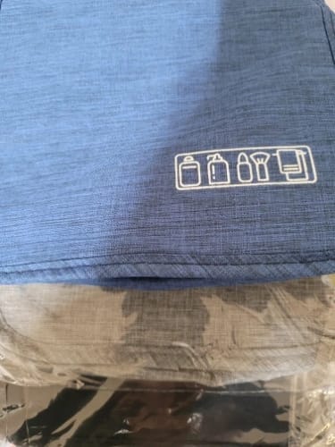 Customer photo review of Men's Toiletry Bag – Waterproof Hanging Travel Wash Pouch