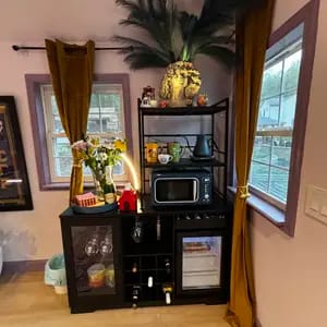 Customer photo review of Installazione Facile Supporti Bastoni Tende Senza Fori