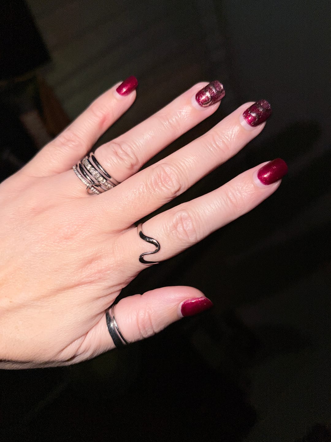 Customer photo review of Silver Wave Ring