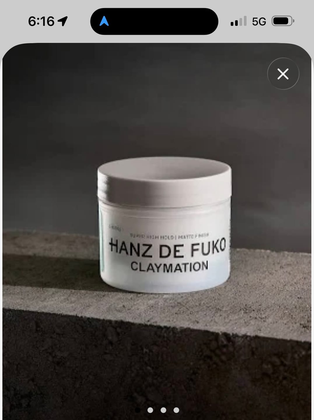 Customer photo review of CLAYMATION: Hair Styler - High Hold, Matte Finish