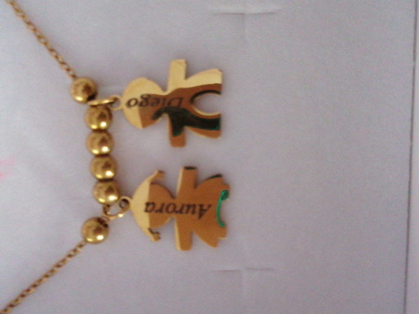 Customer photo review of Collana con bambini - I Miei Tesori