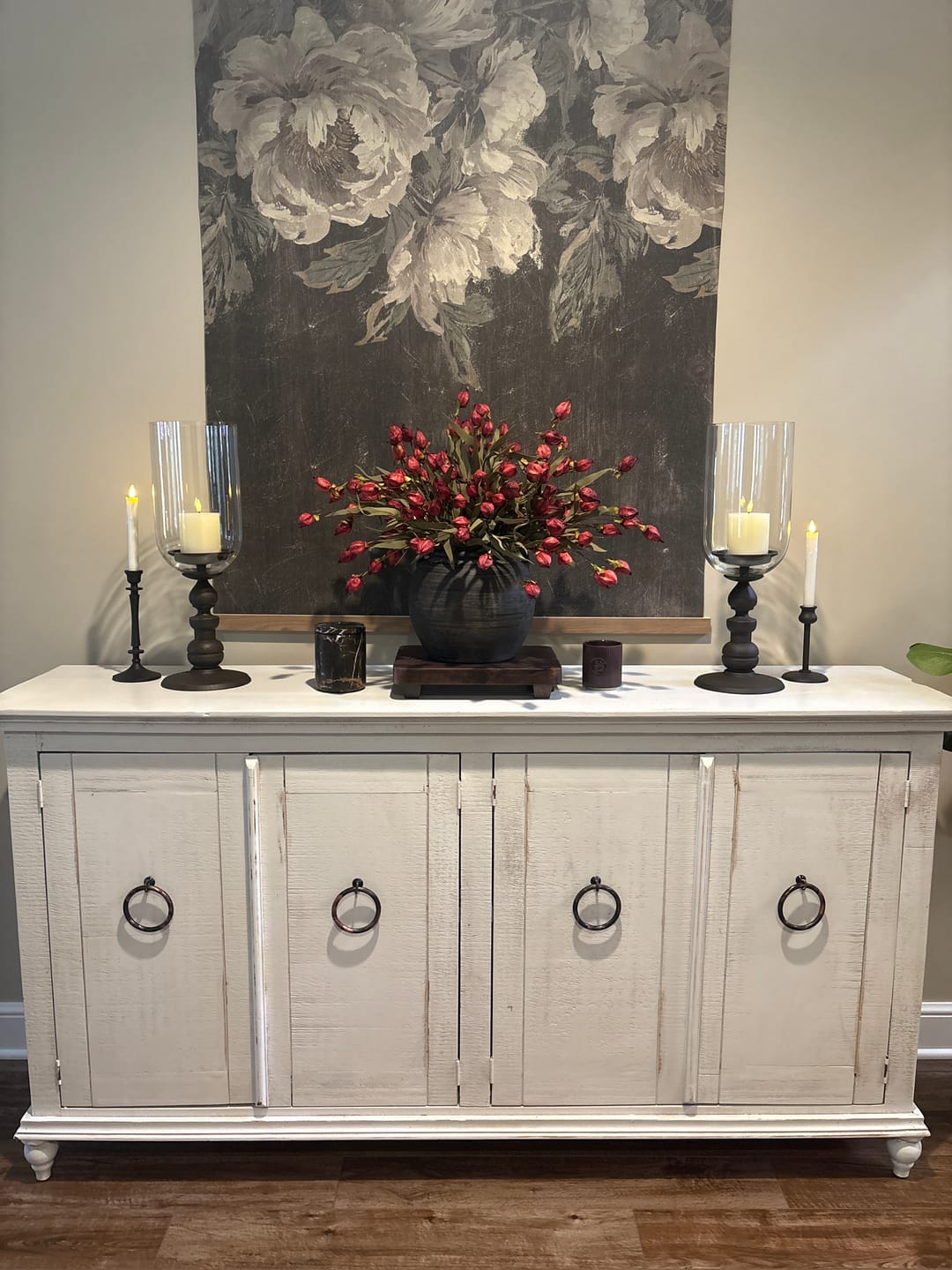 Customer photo review of Lantern Bud Luxe Bush | Burgundy PRE ORDER