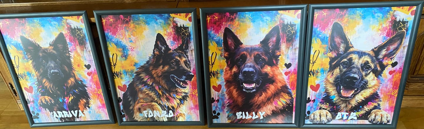Customer photo review of Personalised Poster - Graffiti