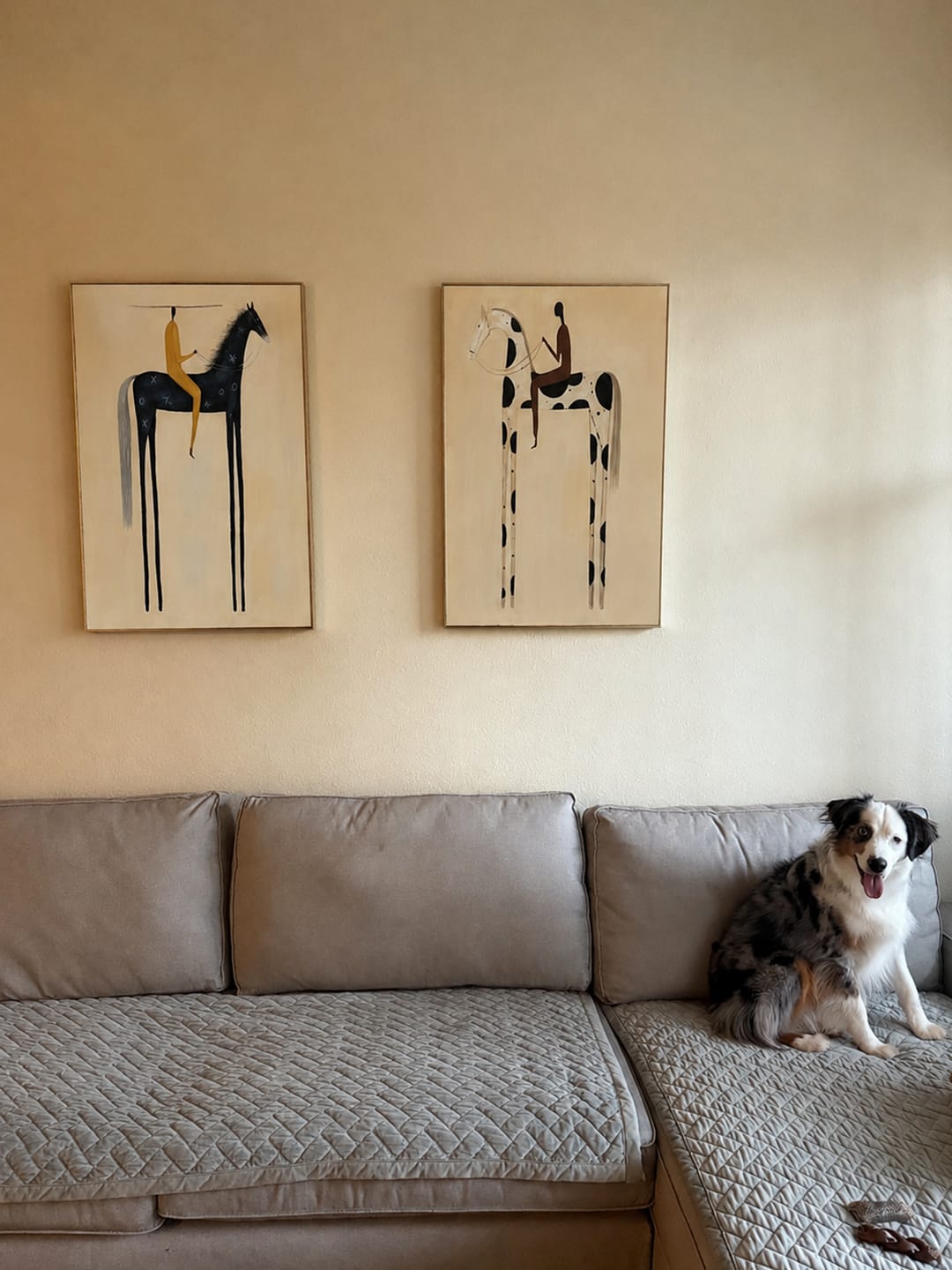 Customer photo review of Vintage Americana Art Set of 2 #VA011