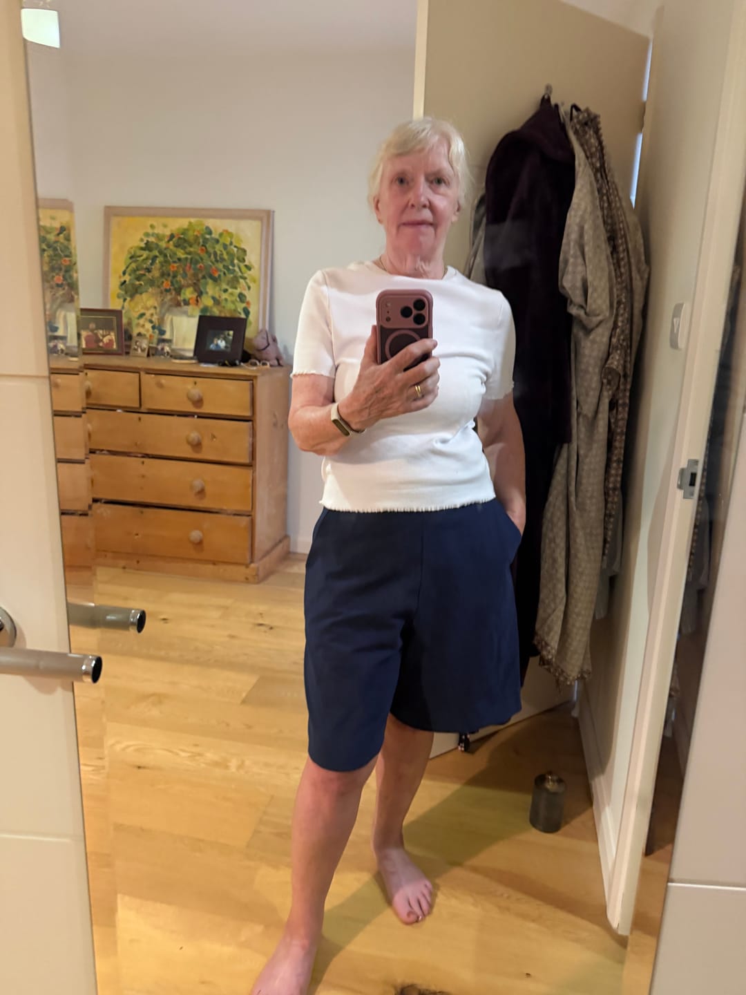 Customer photo review of Linen Feel 100% Cotton Fabric