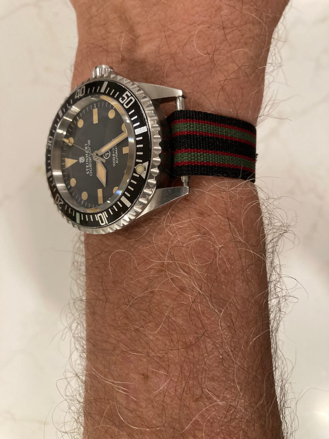 Customer photo review of Original Vintage Bond from Goldfinger 16mm/ 18mm/ 20mm - Mafia Strap