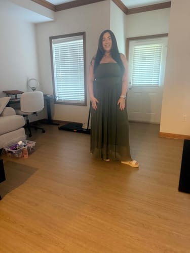 Customer photo review of Celeste Maxi Dress