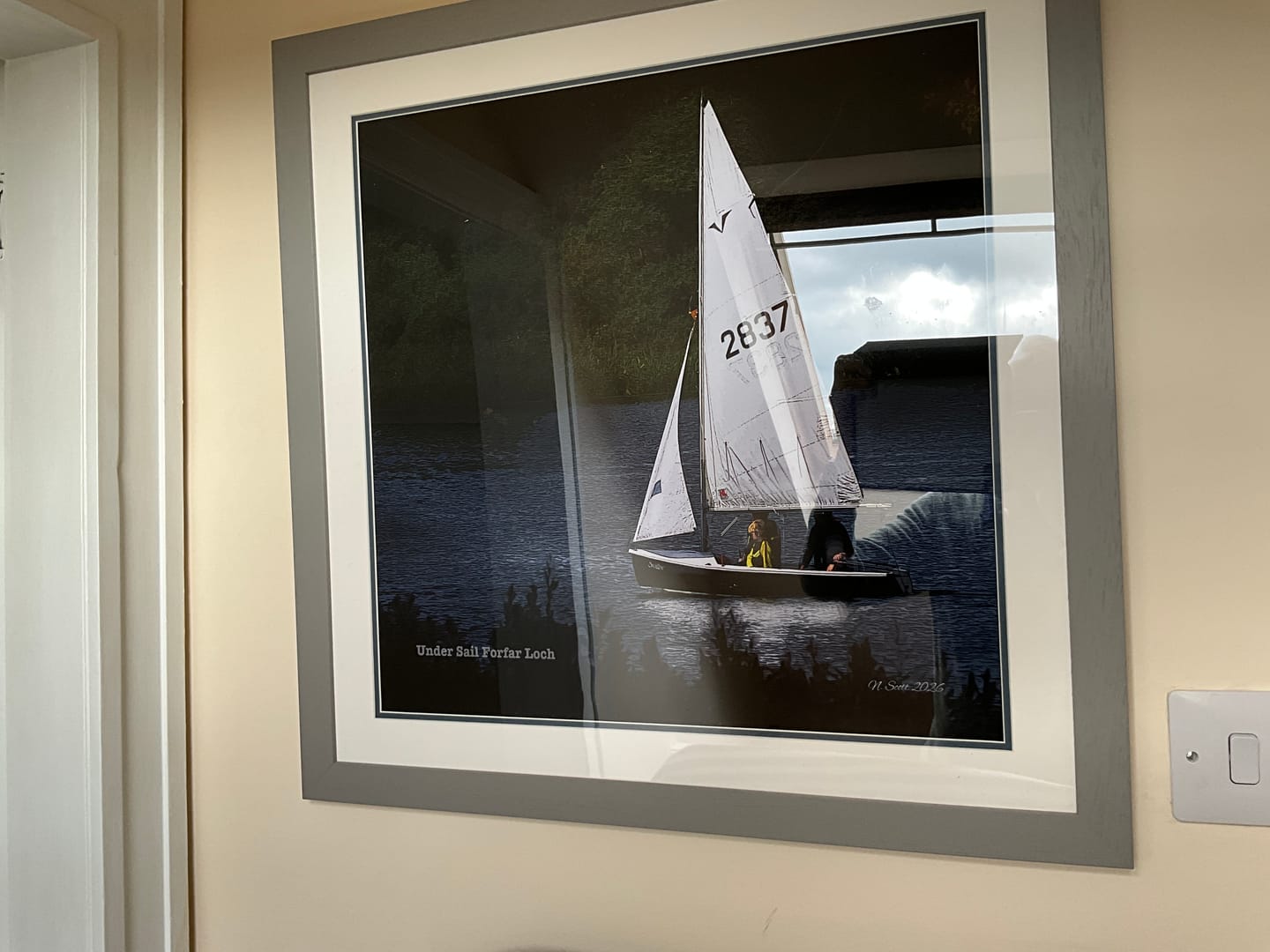Customer photo review of Square Giclée Art Print
