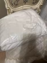 Customer photo review of Seersucker Duvet Cover – Korean Lace 3pcs Bedding Set