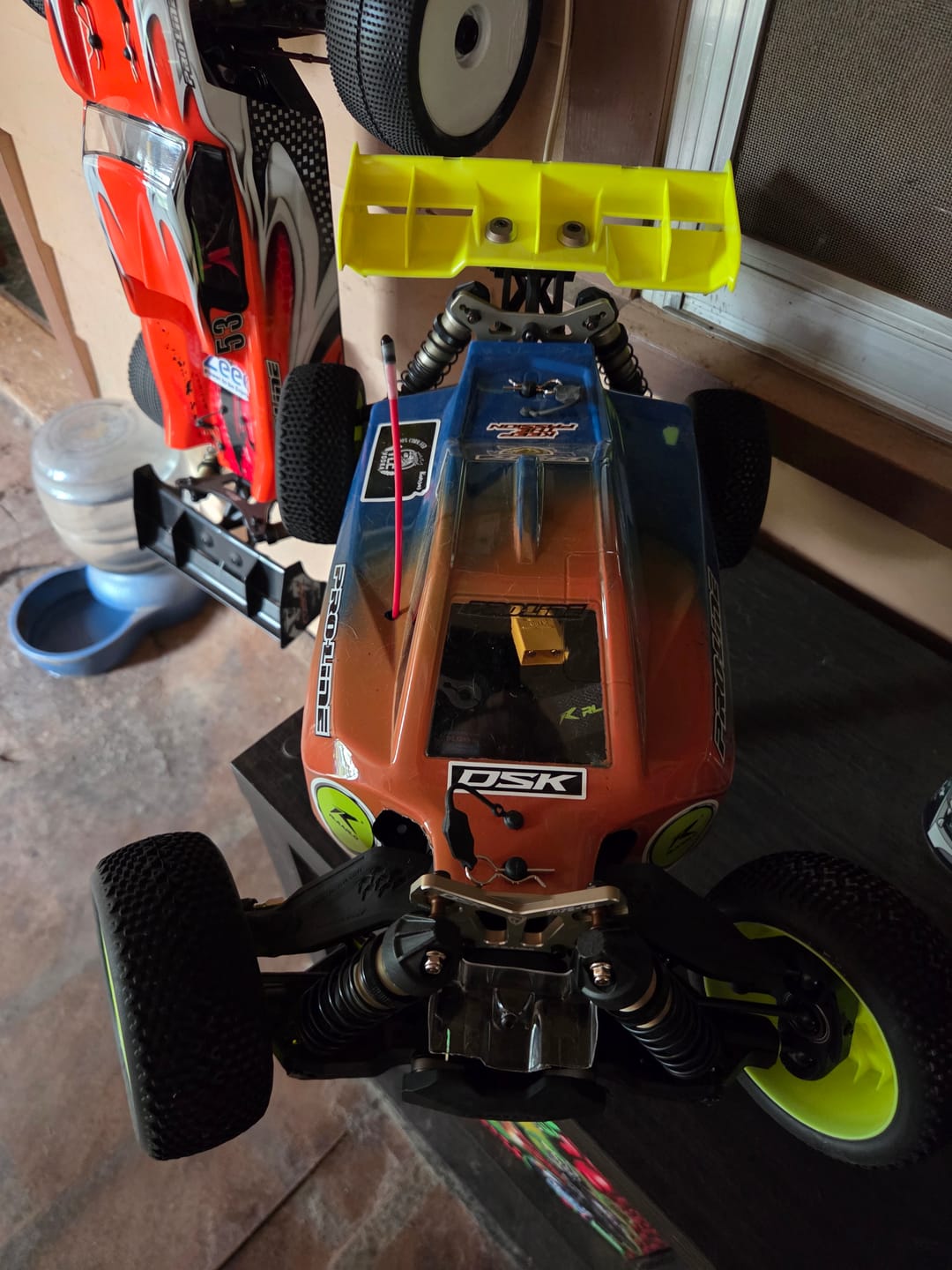 Customer photo review of Aluminium Rear Wing Trim Tab for DSK Buggy