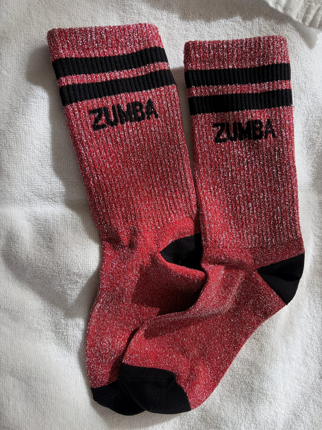 Customer photo review of Rock 'n' Roll High Socks