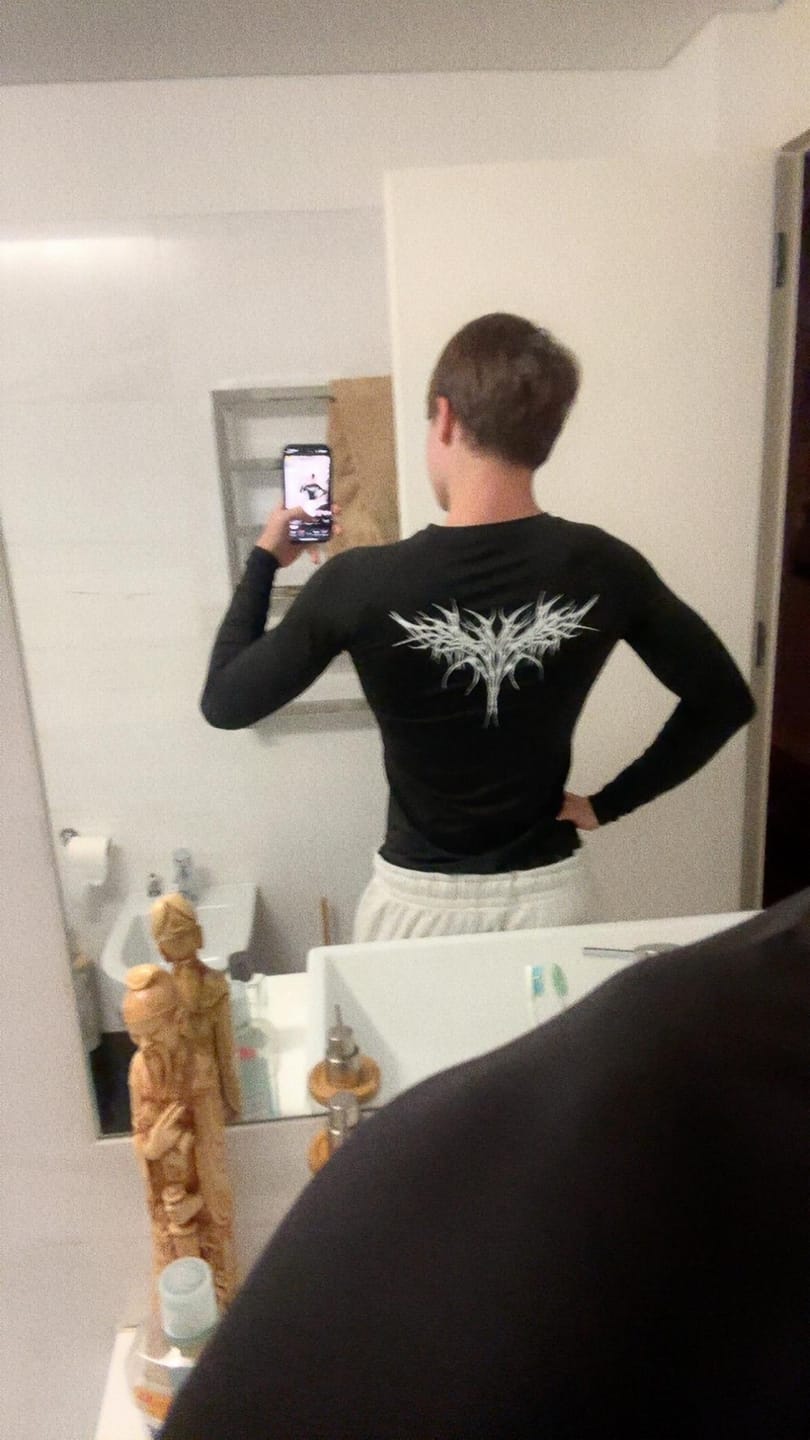 Customer photo review of UC023 Envy Compression Long Sleeve - Black