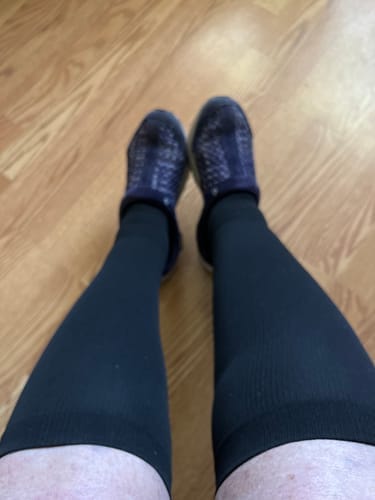 Customer photo review of Calze BambooFlow™ a Compressione punta CHIUSA – Gambe leggere tutto il giorno!