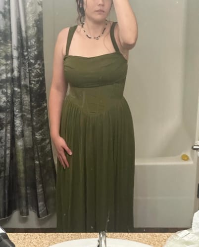 Customer photo review of Celeste Maxi Dress