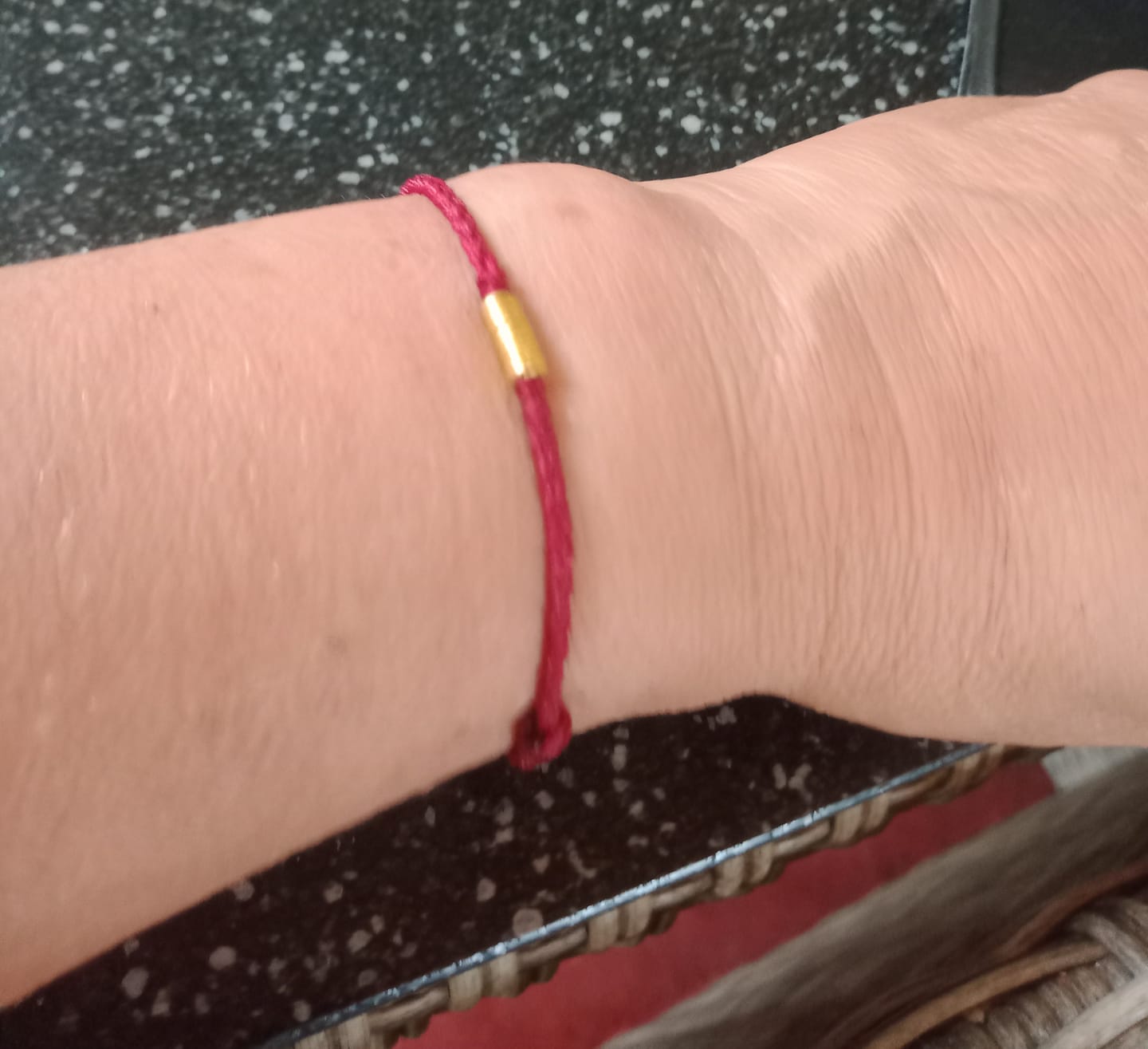 Customer photo review of Tibetisches Wunscharmband
