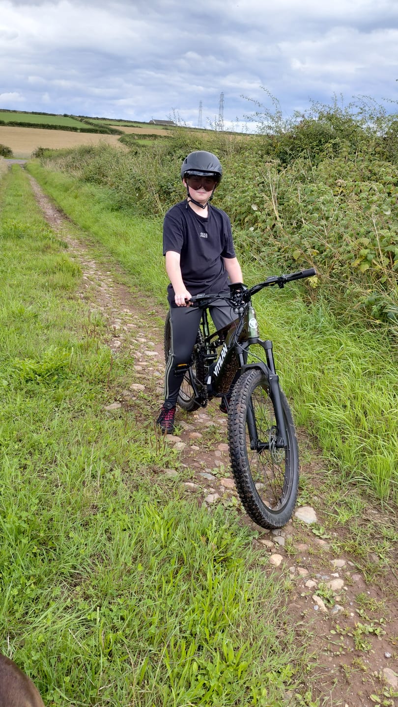 Customer photo review of M5 Full Suspension All-Terrain Mountain E-bike