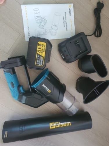 Customer photo review of Turbo Leaf Blower - Gisam 35000RPM Brushless Fan