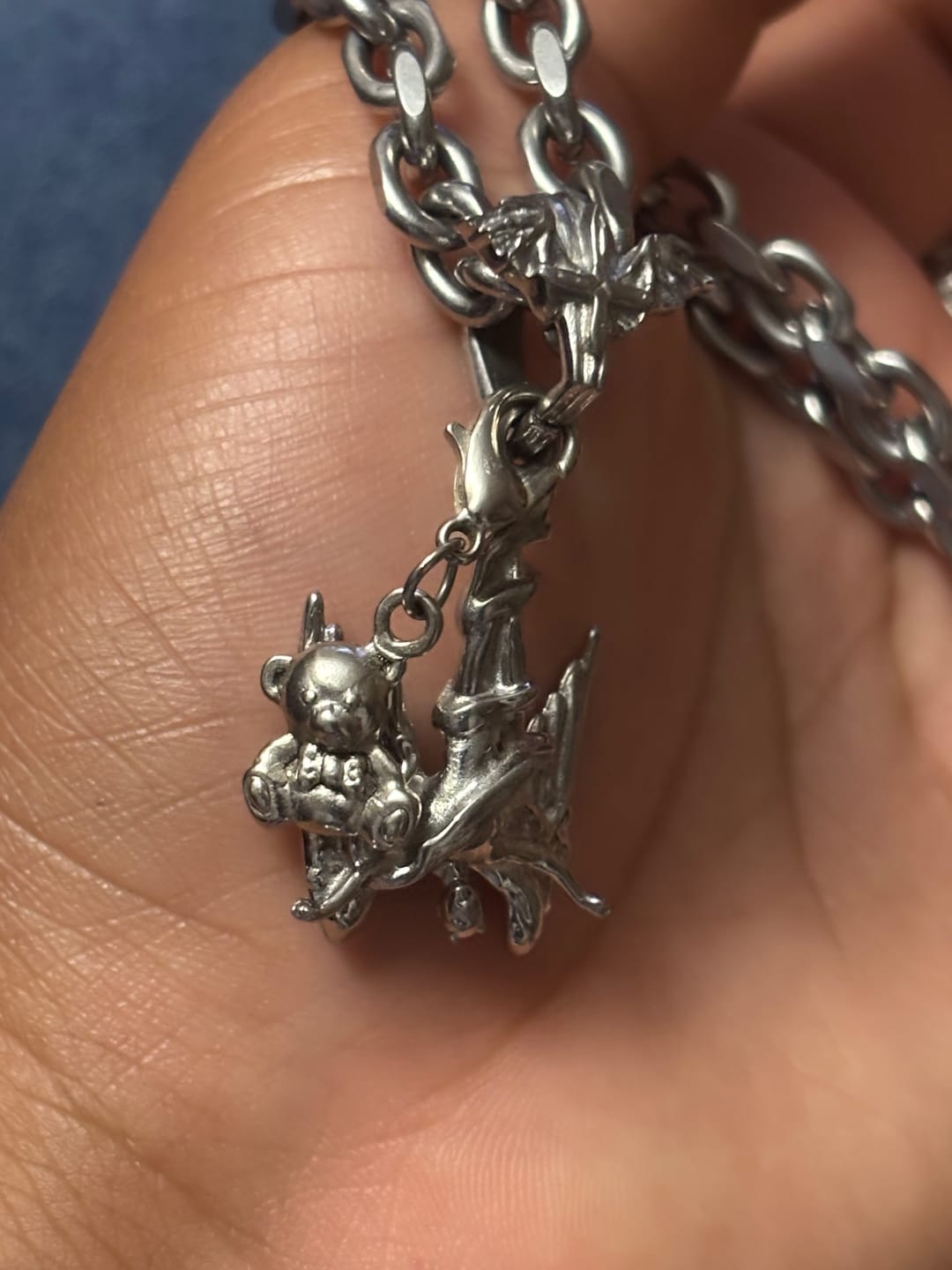 Customer photo review of FALLEN ANGEL PENDANT