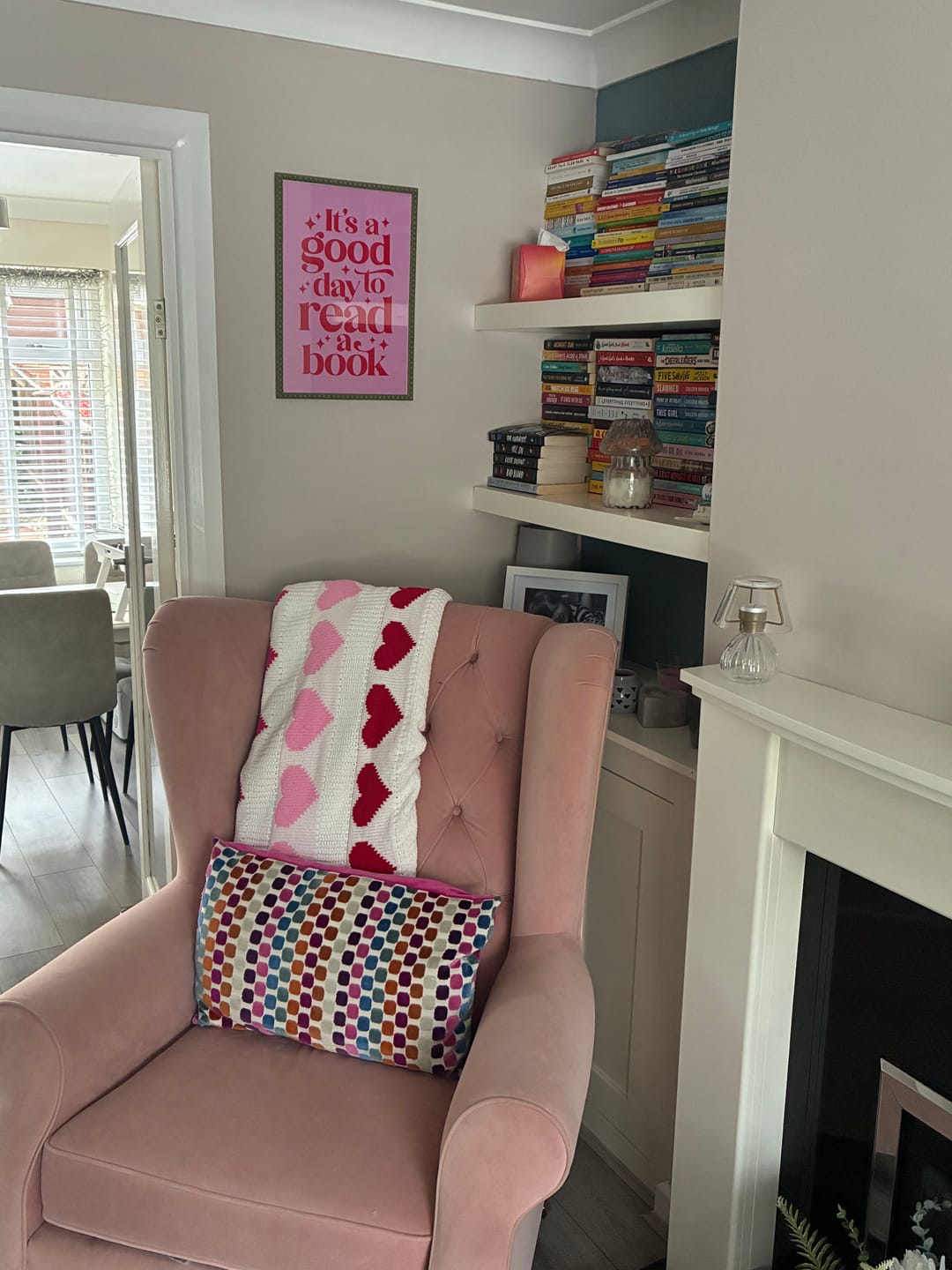 Customer photo review of A3 Art Print - It’s A Good Day To Read