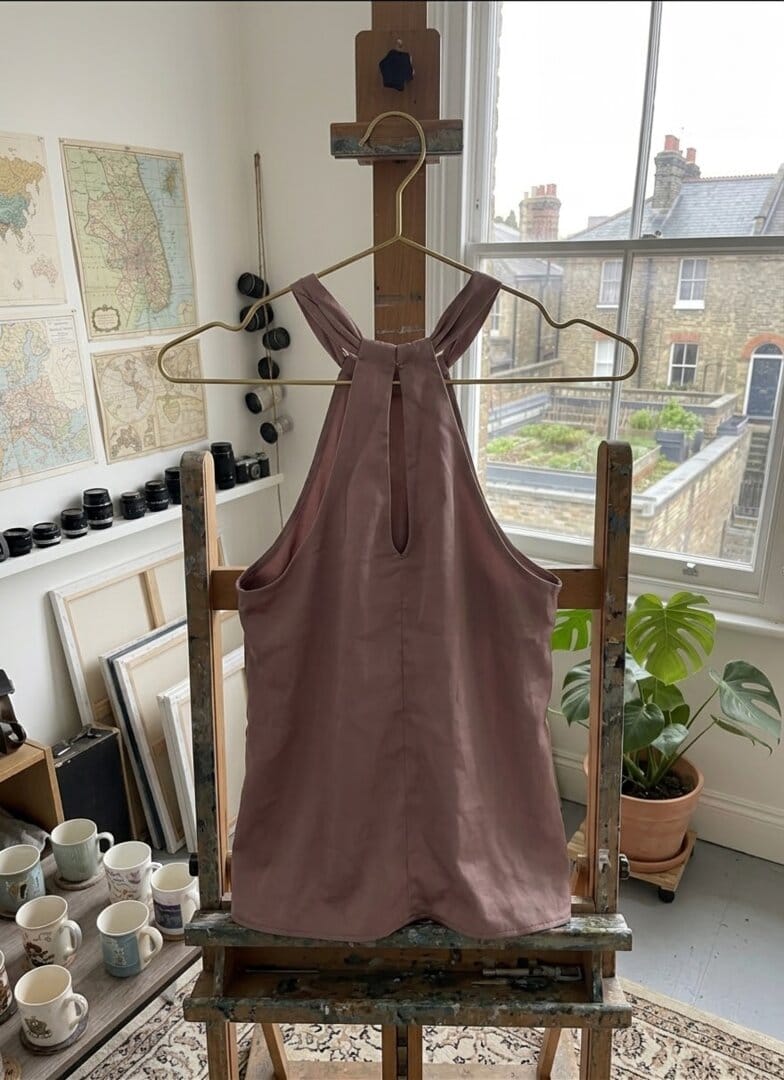 Customer photo review of Heavy Hearted Satin Maxi Dress - Steel Me Away