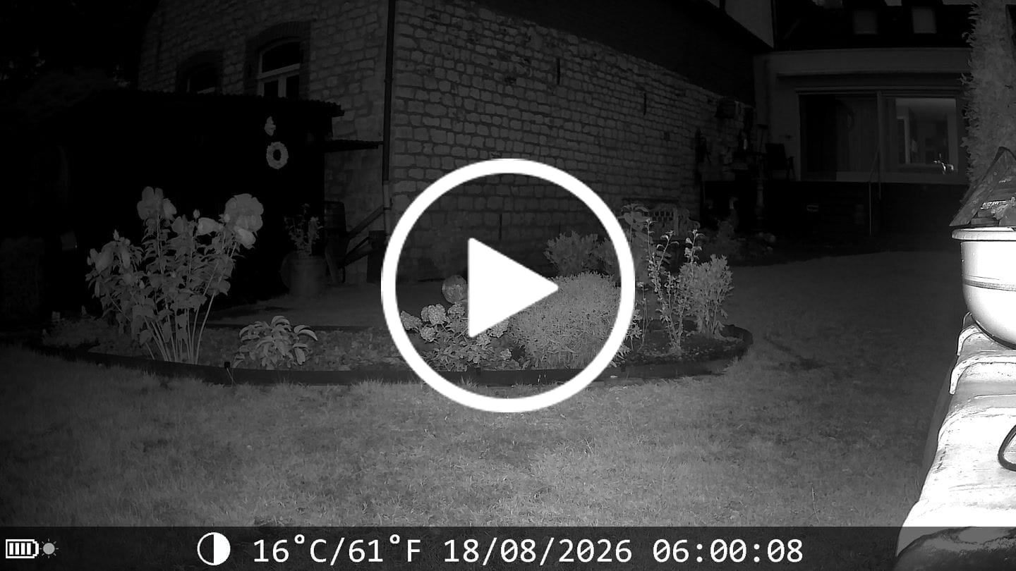 Customer video review of Siltcon Wildcamera met zonnepaneel aan kabel