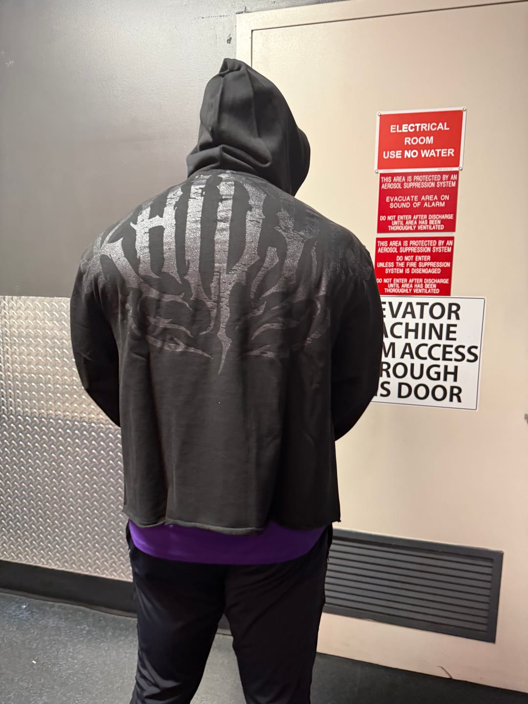 Customer photo review of Stealth Pump-Cover Hoodie