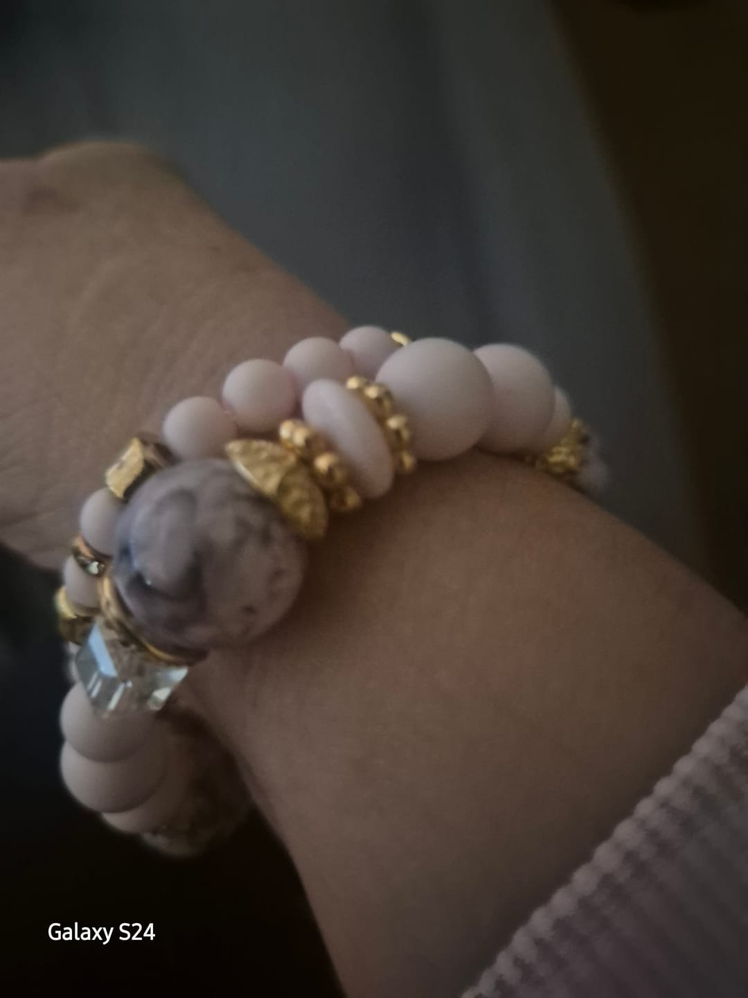 Customer photo review of Spidey - Stretchy Doodah Stack Bracelet