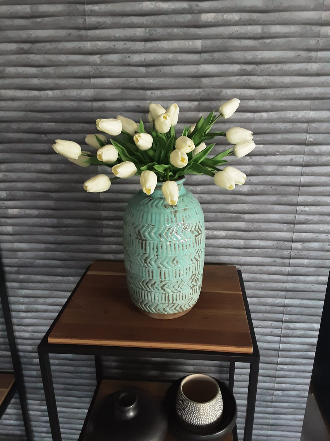 Customer photo review of Tulpen Boeket - Wit (25 stengels)