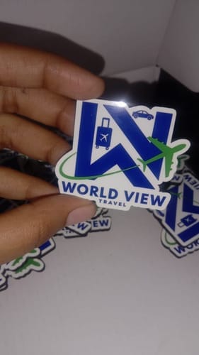 Customer photo review of Customized Magnetic Badge | Wear Your Brand