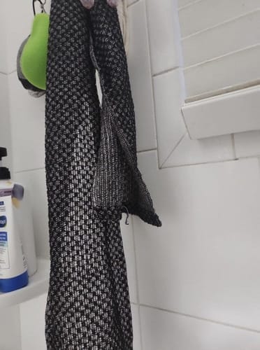 Customer photo review of Exfolierande Duschhandduk Vantyx™
