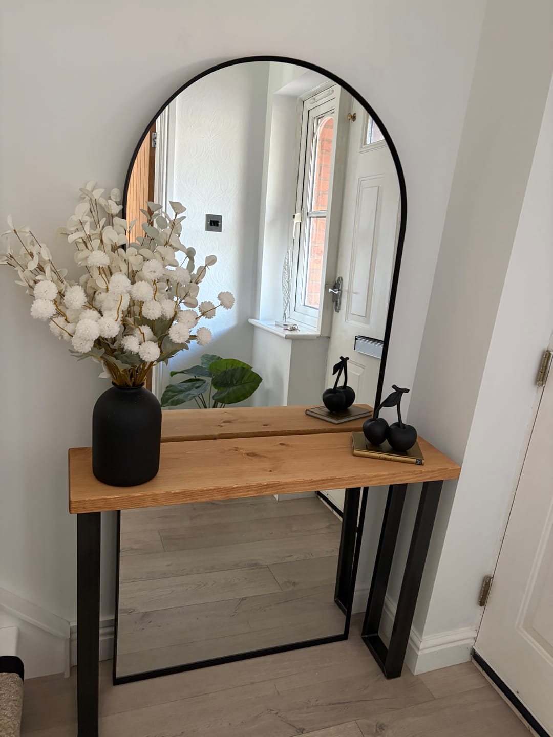 Customer photo review of Rustic Console Table | 25cm Depth
