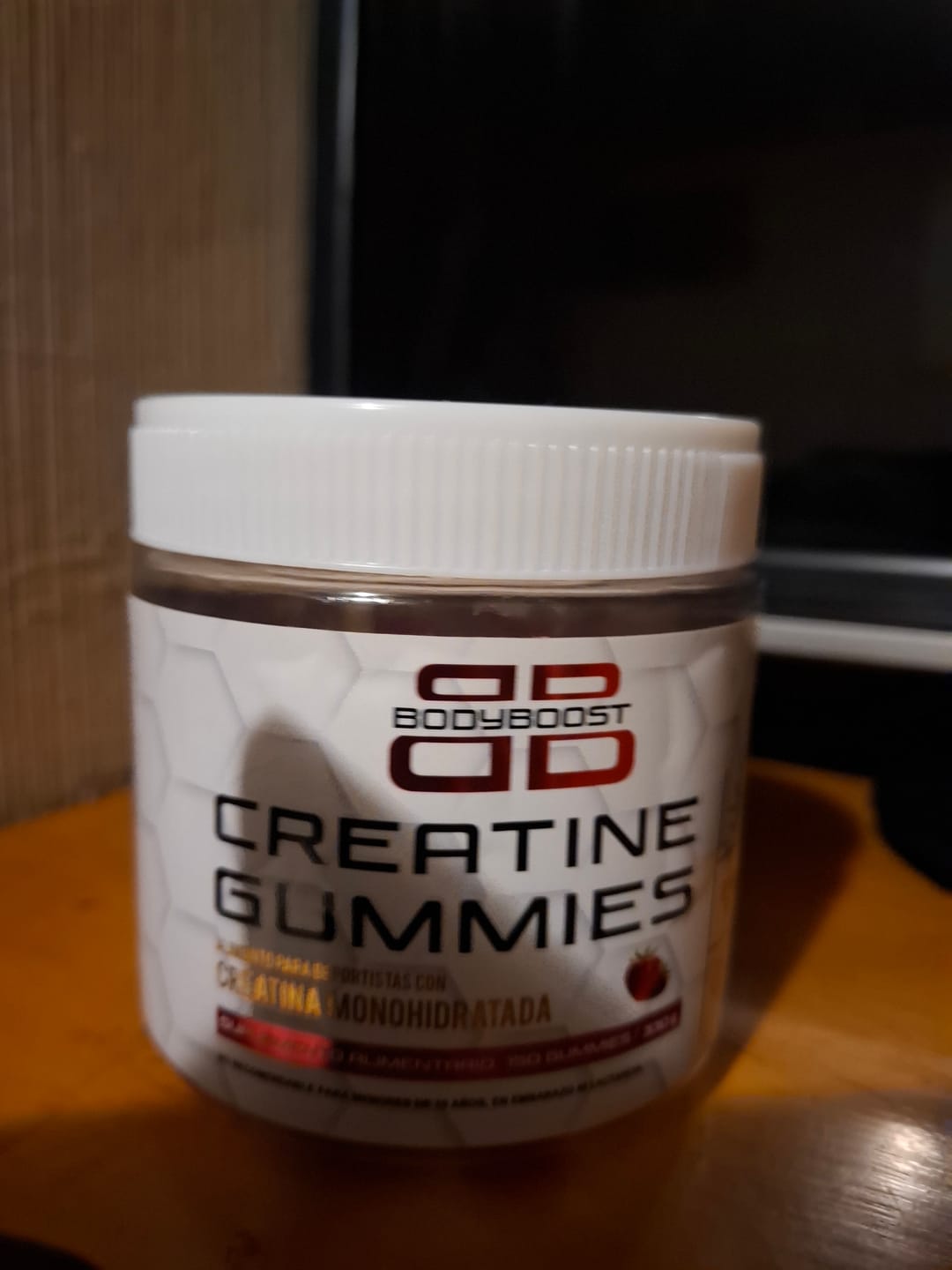 Customer photo review of Gomitas de Creatina