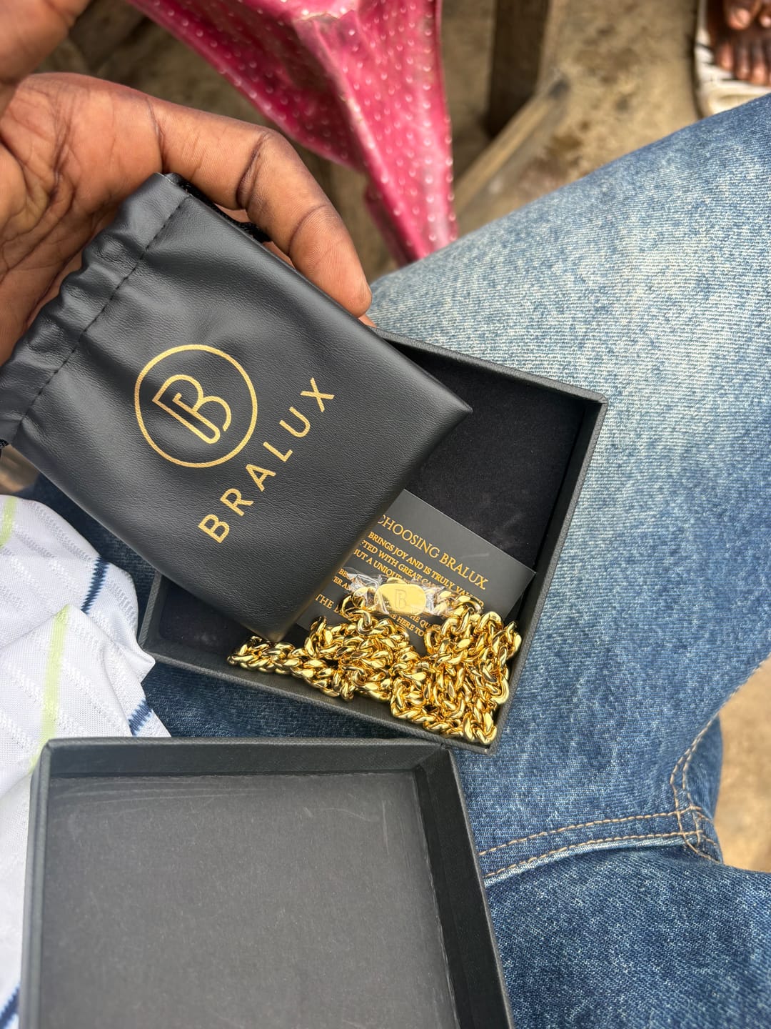 Customer photo review of Cuban Chain Necklace