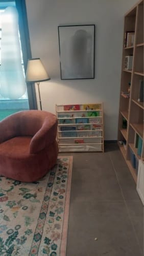 Customer photo review of Floor To Ceiling Bookshelf - Solid Wood Book Storage