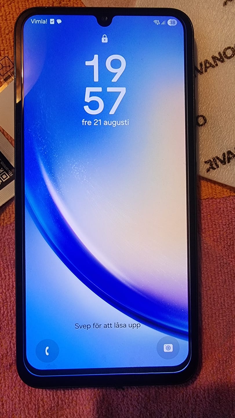 Customer photo review of Samsung Galaxy S21 Ultra Skärmskydd - Härdat Glas (2-pack)