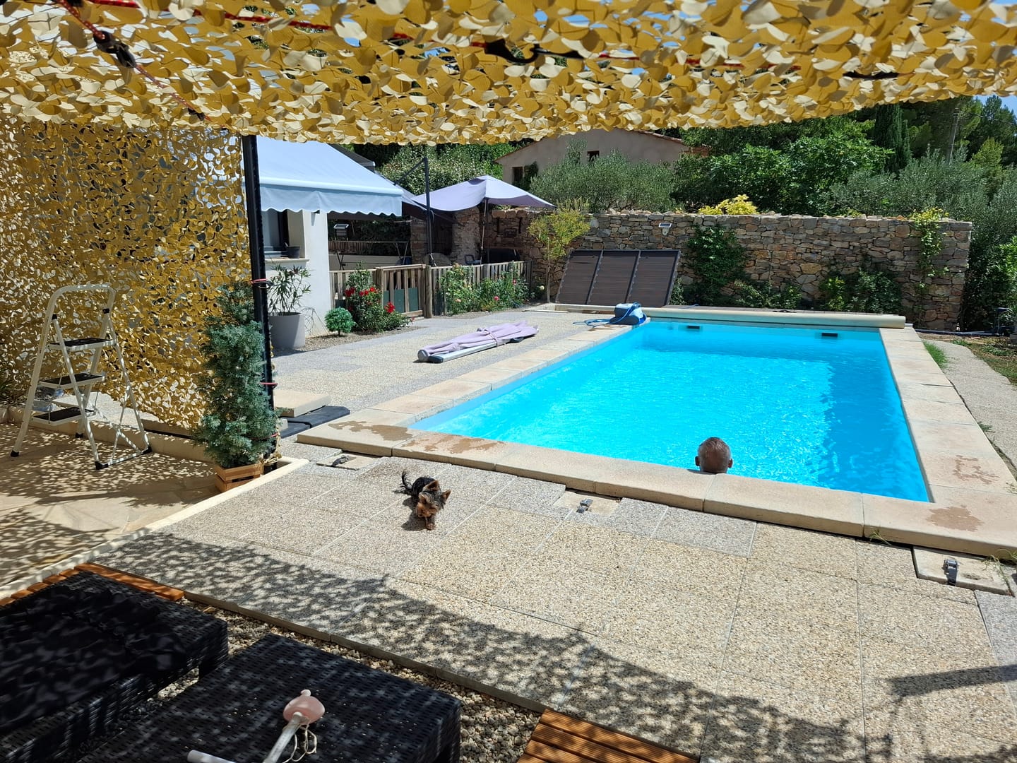 Customer photo review of Filet de camouflage renforcé sable