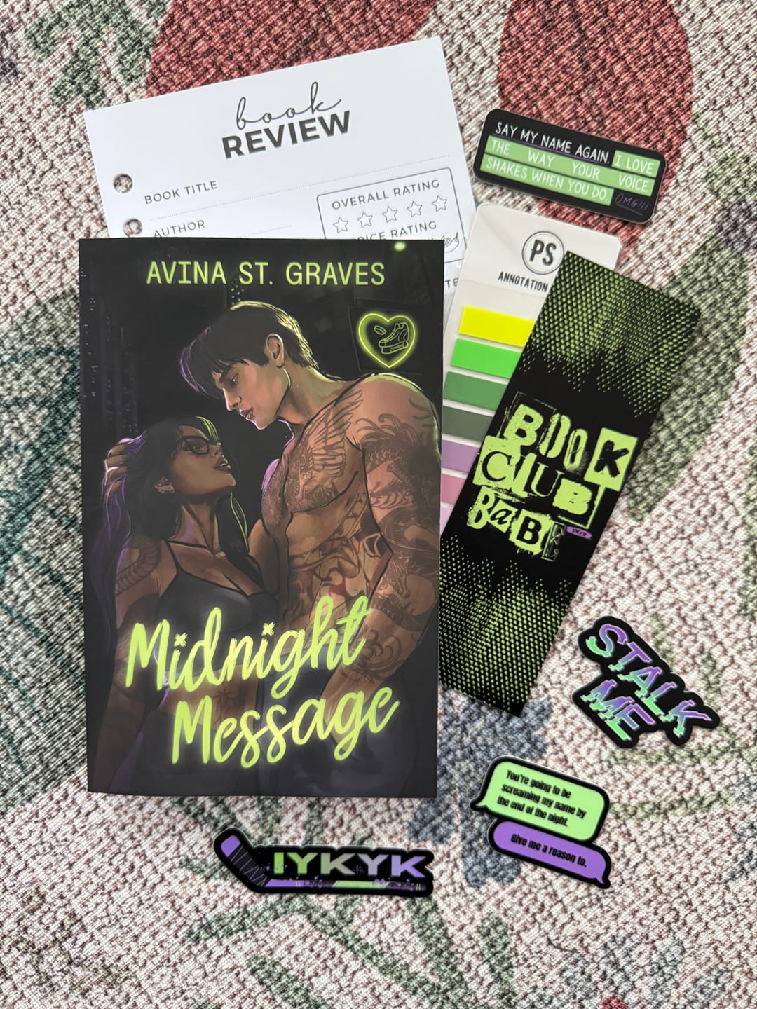 Customer photo review of good girl book club subscription