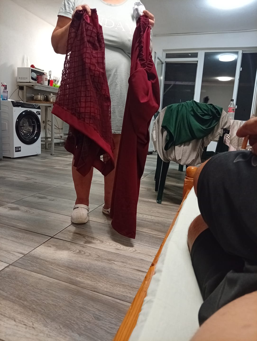 Customer photo review of Комплект с блуза тип наметало