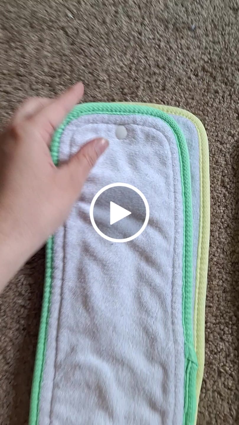 Customer video review of 6-Layer Bamboo Hemp Cotton Insert