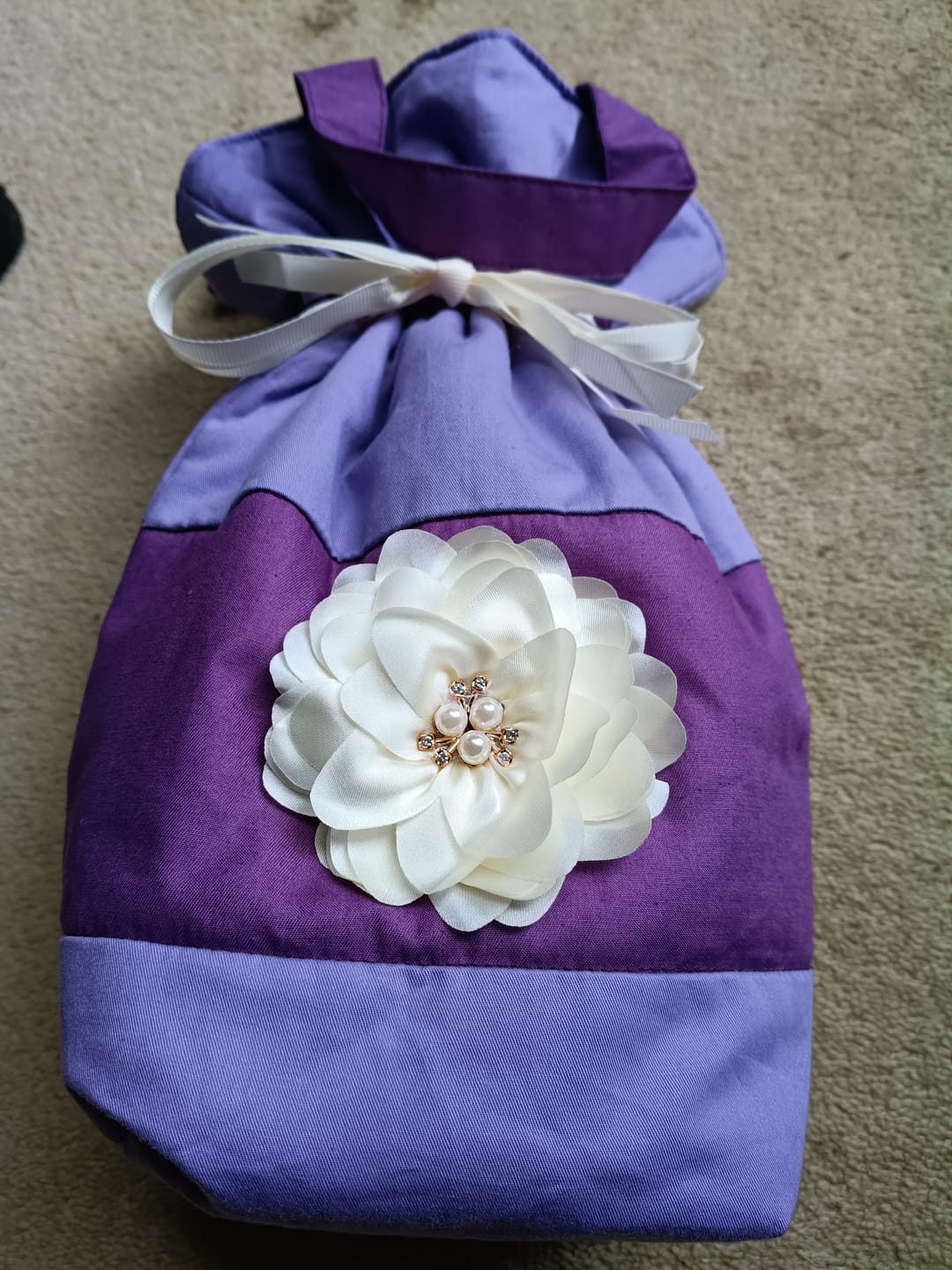 Customer photo review of Plain 5 Piece Cotton Fat Quarter Bundle