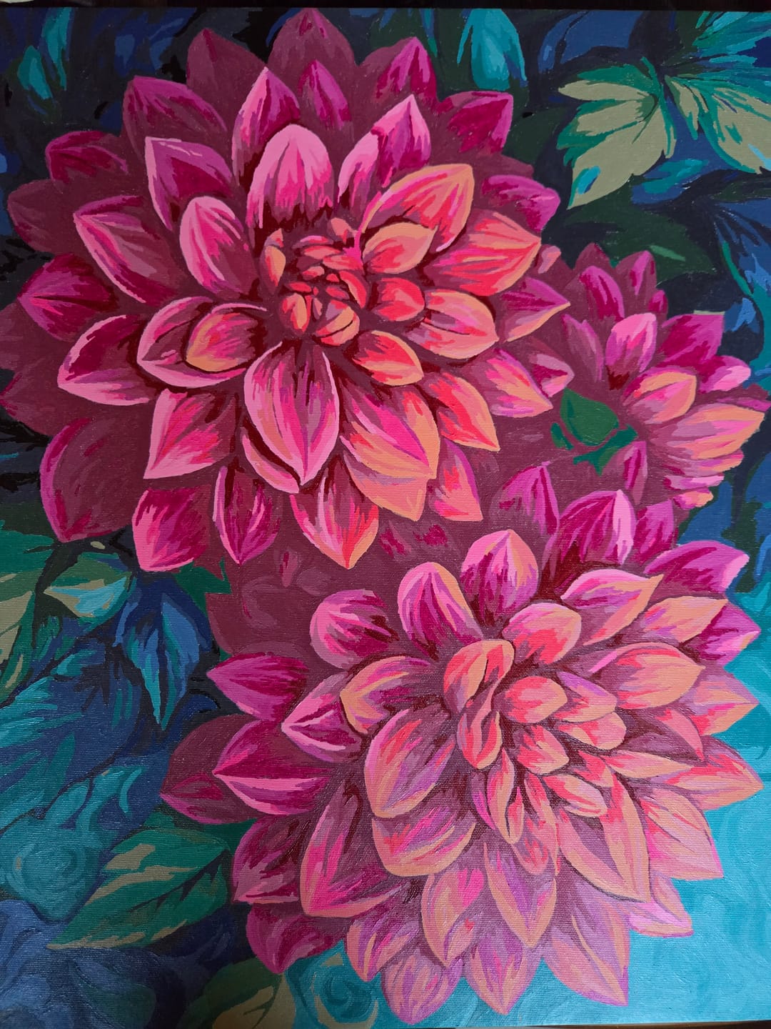 Customer photo review of Scarlet Dahlias