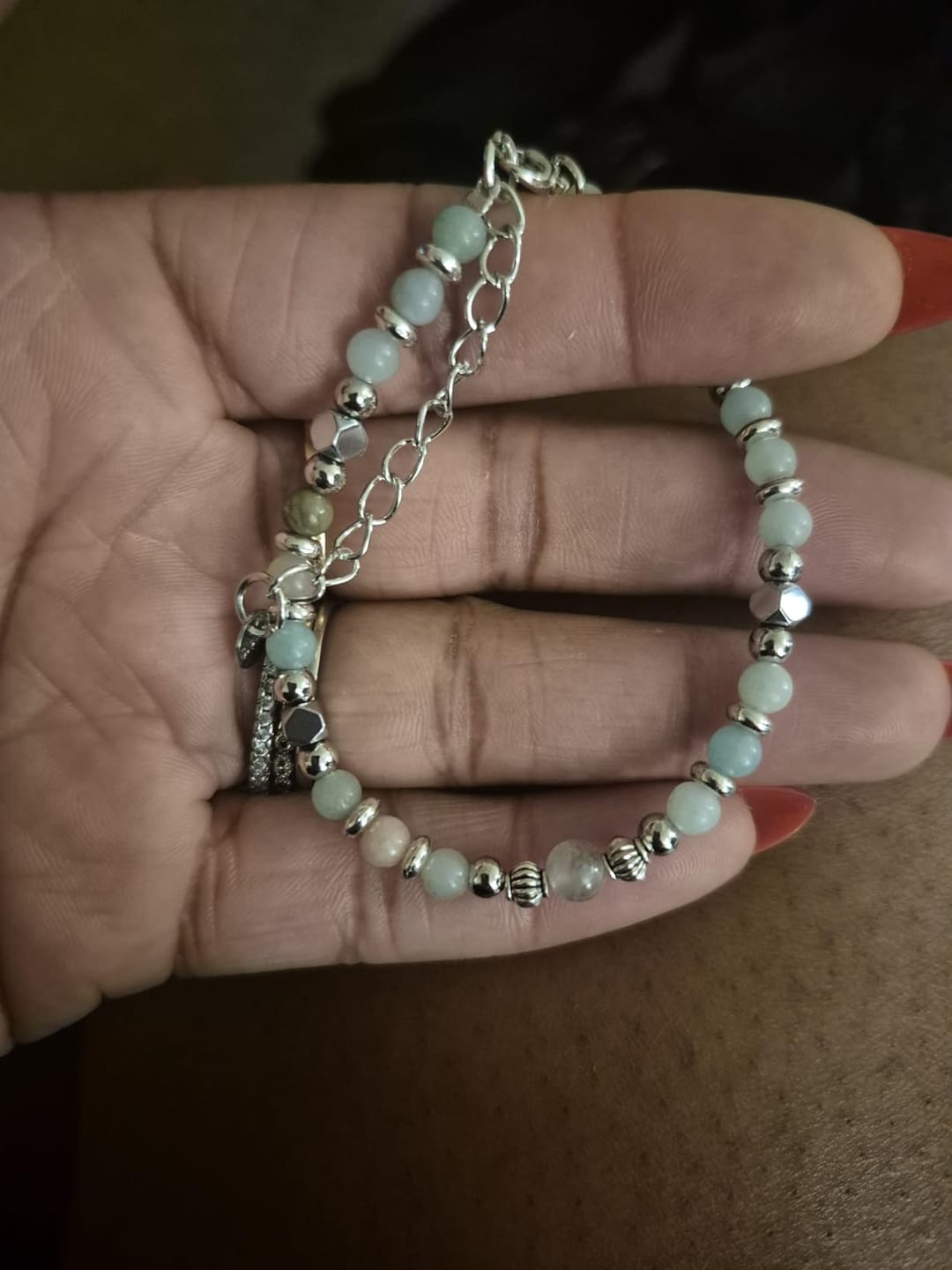 Customer photo review of Anniversary Gift for Women | Bracelet with Year-Specific Message Card