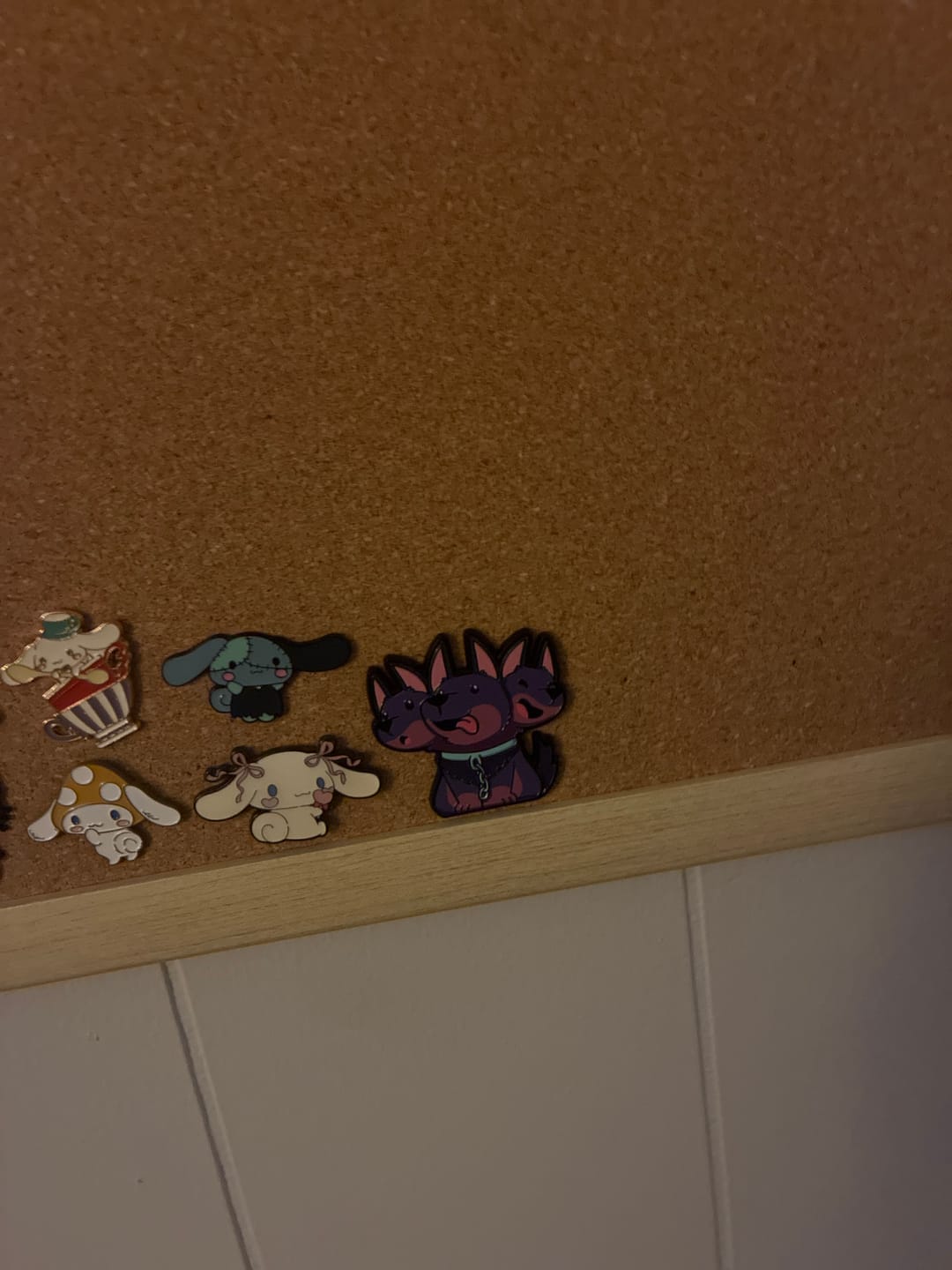 Customer photo review of Enamel Metal Creature Pins