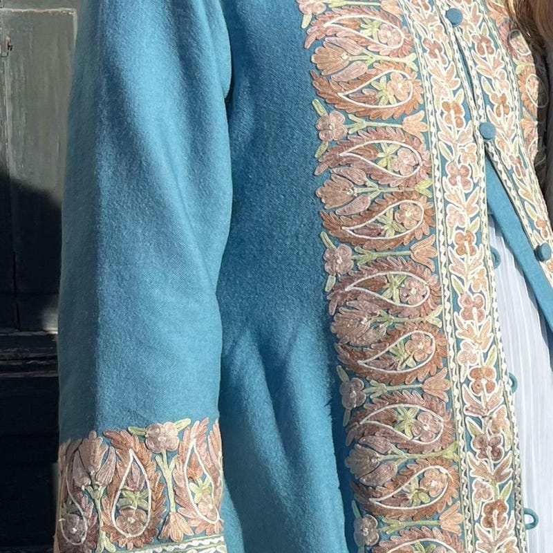 Customer photo review of Paisley Elegance Kashmiri Jacket
