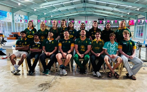 Customer photo review of Springboks Nike Mens Match Replica Rugby's Greatest Rivalry Home Jersey Gorge Green