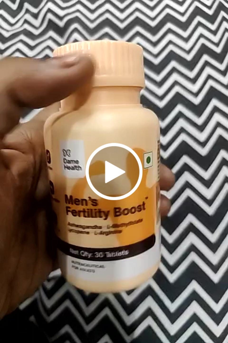 Customer video review of Men's Fertility Boost I Men's Complete Care Multivitamin