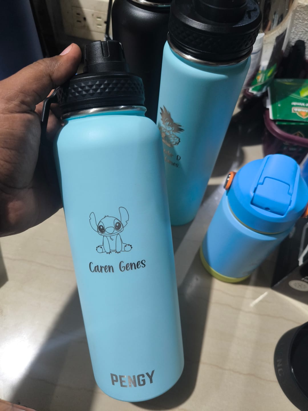 Customer photo review of Termo Pengy PRO con Agarre Móvil
